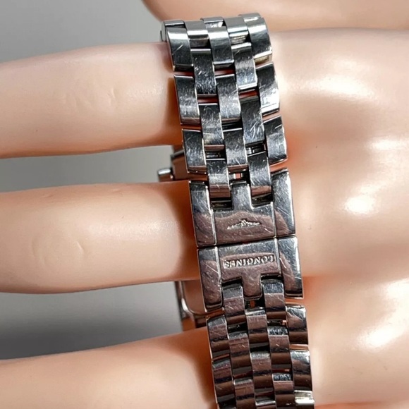 Longines Dolce Vita Diamond Steel Quartz Women's Watch Diamonds L5.155.0 - Picture 9 of 15